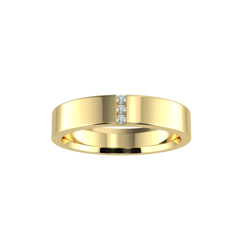 18K Yellow Gold 3mm His and Hers Classic Wedding Ring