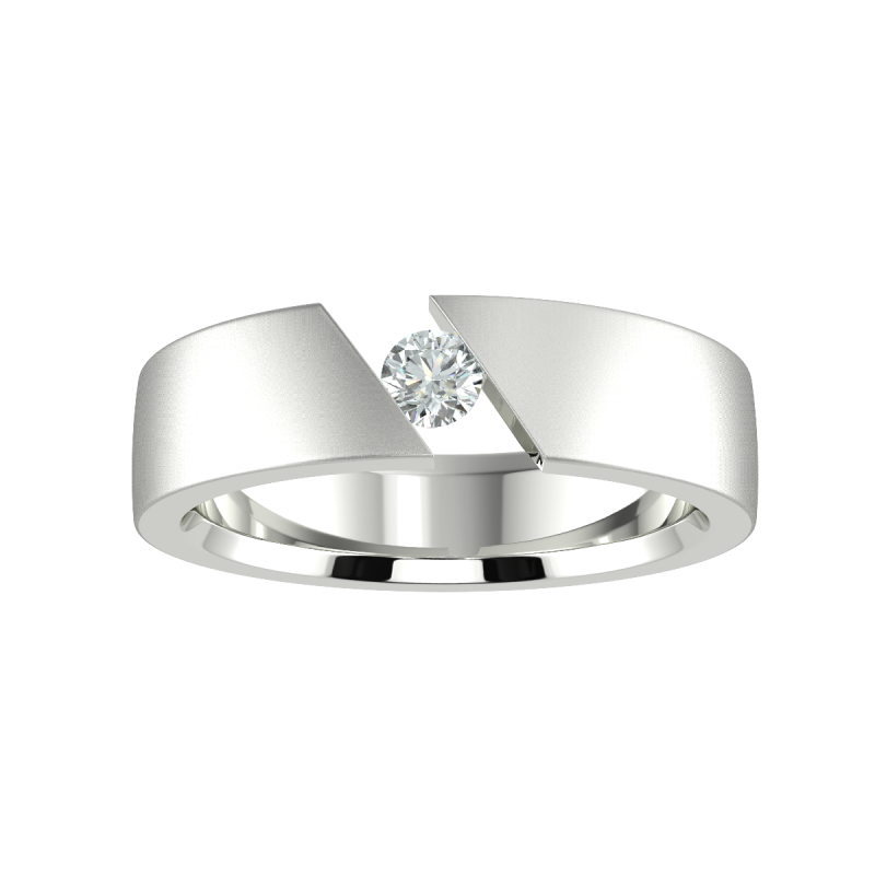 Platinum Fancy 5mm His And Hers Wedding Ring