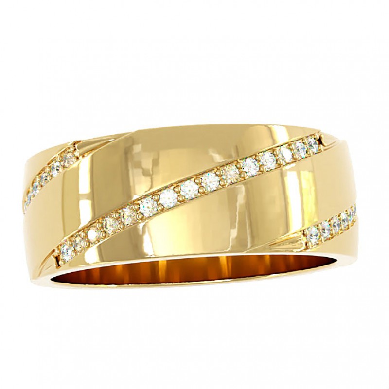 18K Yellow Gold 7mm Bettina Comfort Wedding Ring