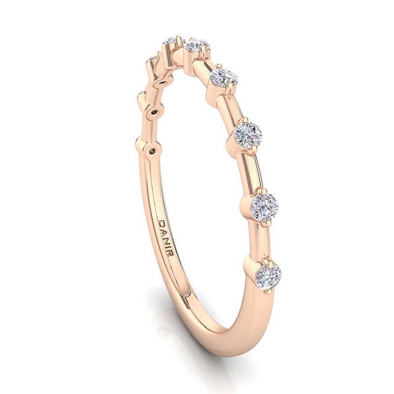 18K Rose Gold Amelia Diamond Eternity Ring
