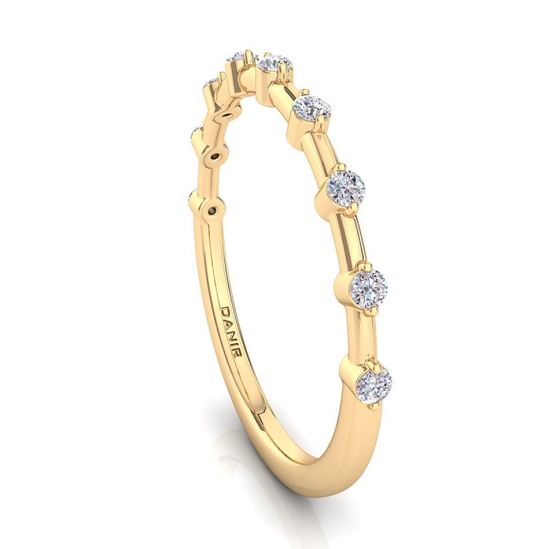 18K Yellow Gold Amelia Diamond Eternity Ring