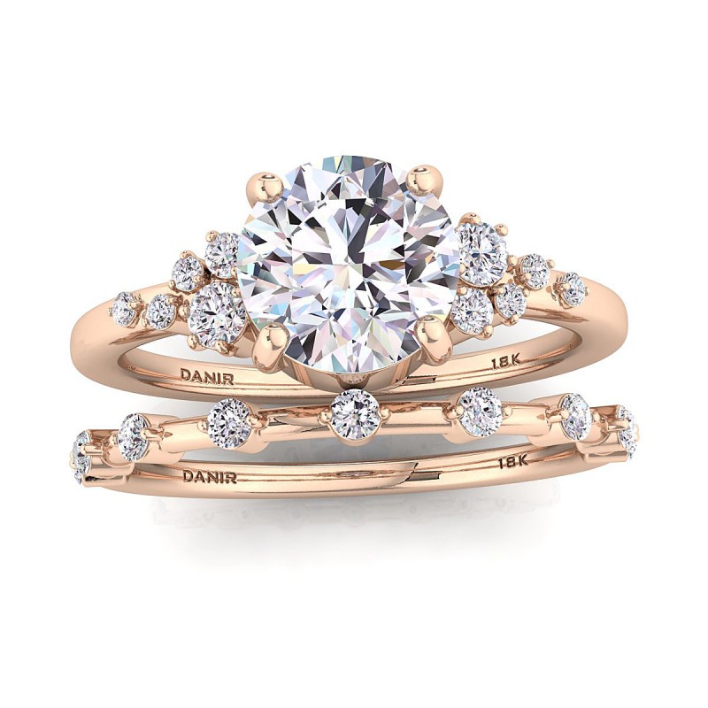 18K Rose Gold Amelia Diamond Eternity Ring