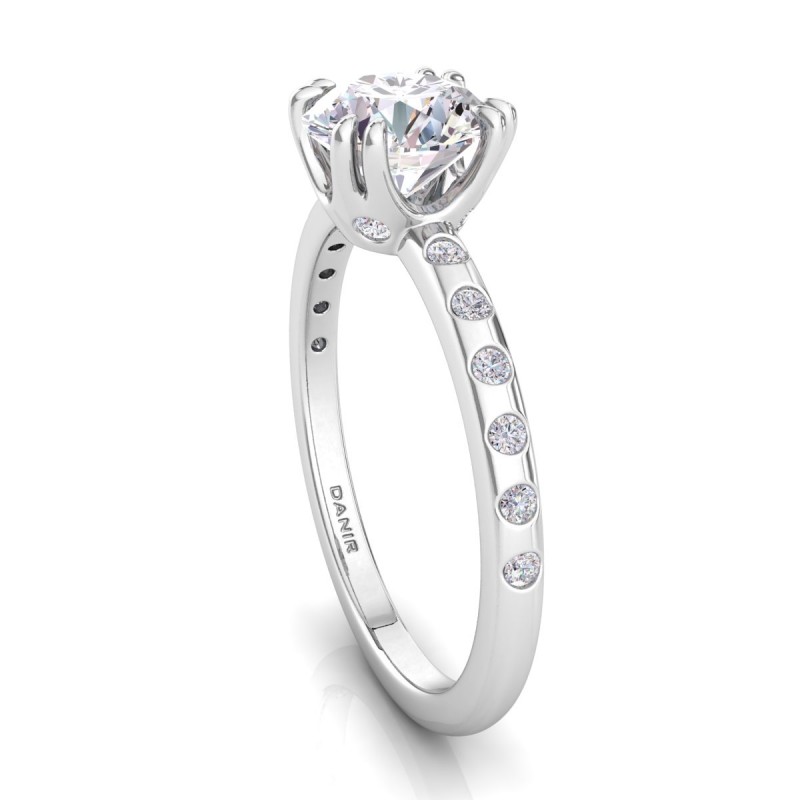 Anais Diamond Engagement Ring White Gold 