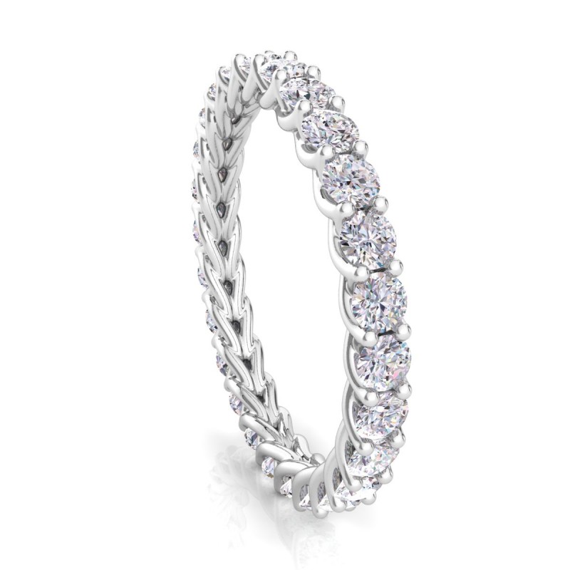 Platinum <br> Platinum Anne Eternity Diamond Ring
