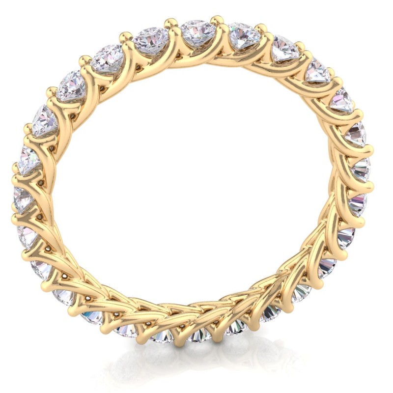 18K Yellow Gold <br> 18K Yellow Gold Anne Eternity Ring