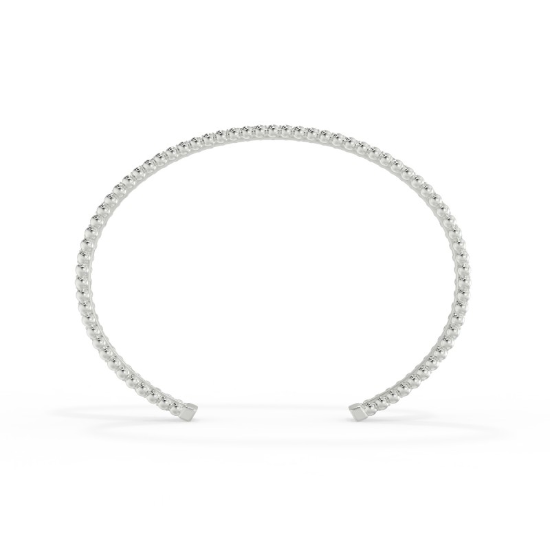 Athena Diamond Cuff Bracelet White Gold