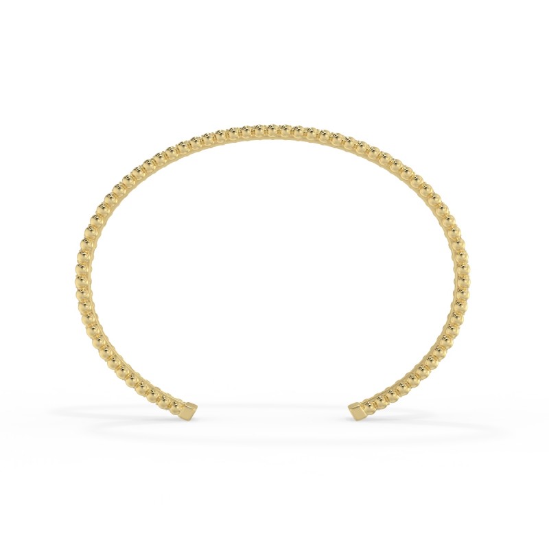 Athena Diamond Cuff Bracelet Yellow Gold
