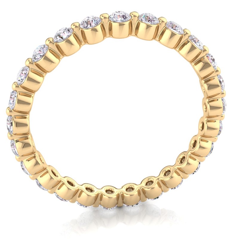 18K Yellow Gold <br> 18K Yellow Gold Barelle Diamond Ring
