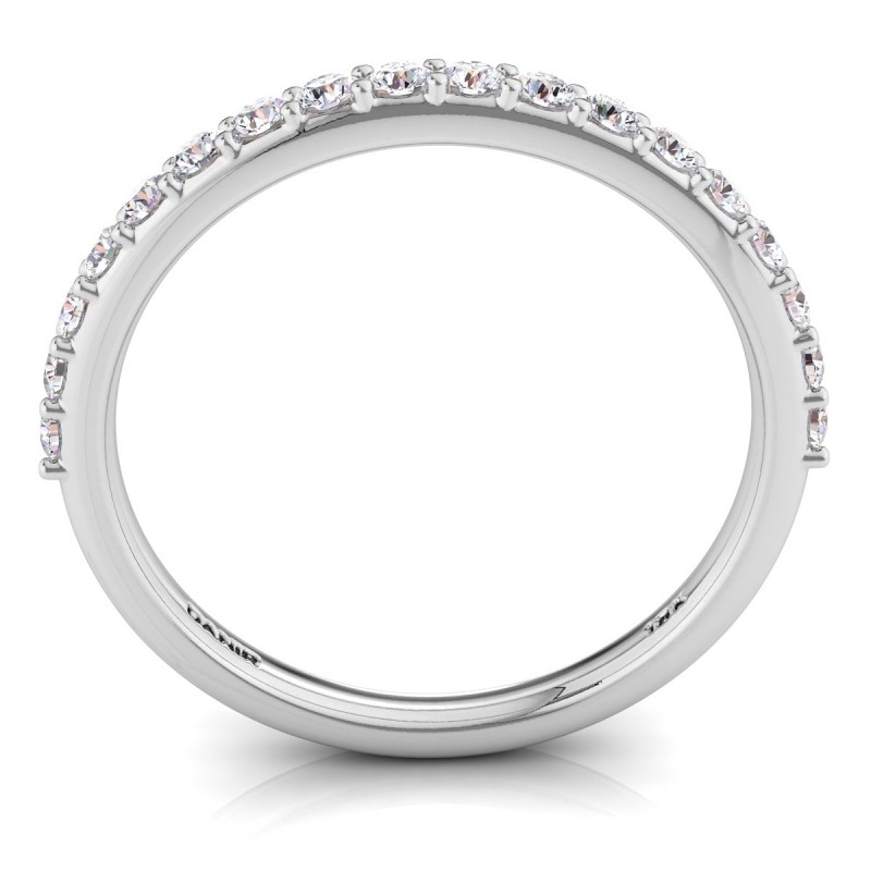 18K White Gold Bianca Shared Prong Diamond Ring