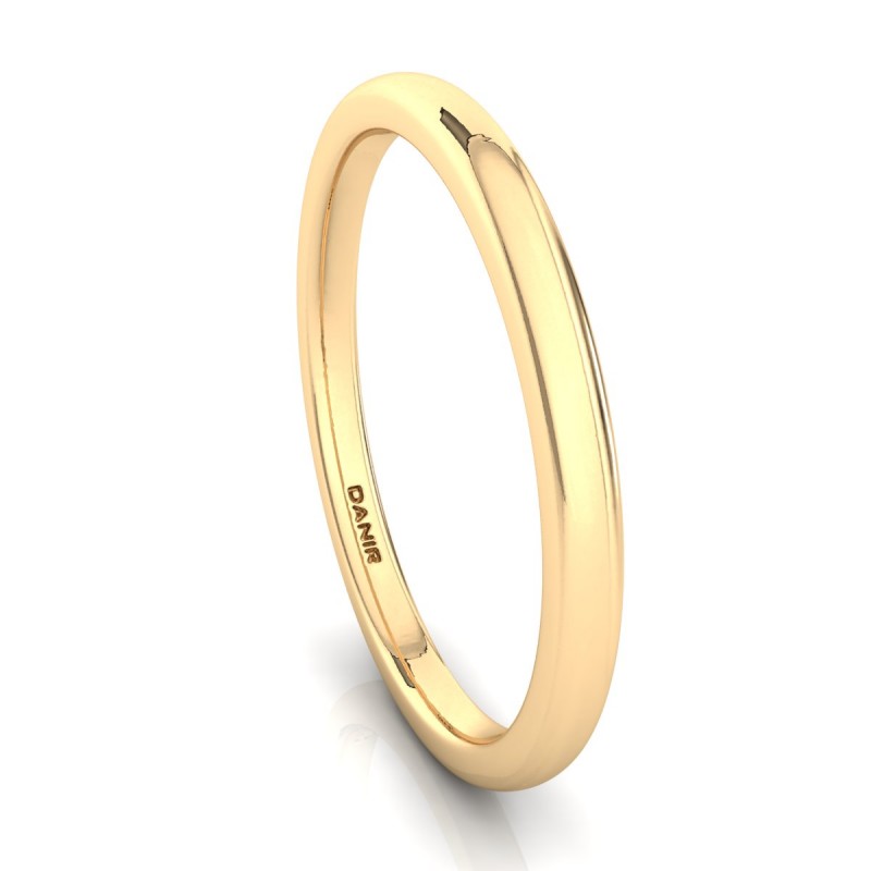 18K Yellow Gold Classic Wedding Ring