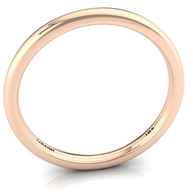 18K ROSE Gold <br> 18K Rose Gold Classic Wedding Ring