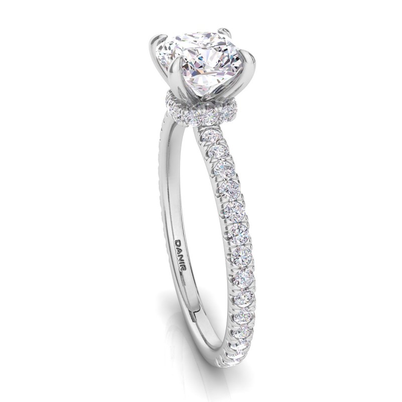 Delilah Diamond Engagement Ring Platinum