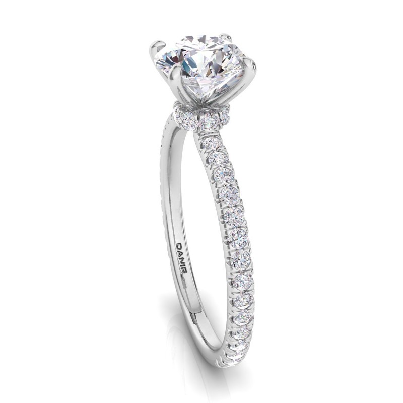 Platinum <br> Delilah Diamond Engagement Ring Platinum