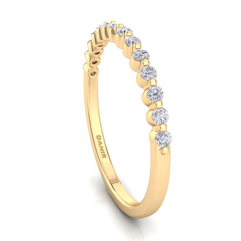 18K Yellow Gold Dina Diamond Ring