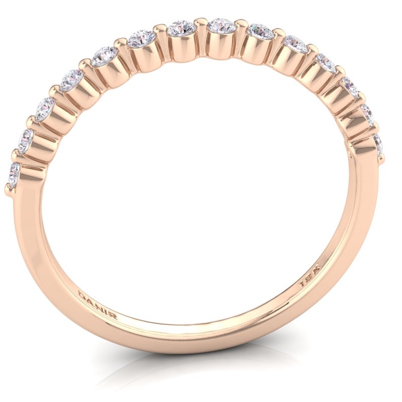 18K ROSE Gold <br> 18K Rose Gold Dina Diamond Ring