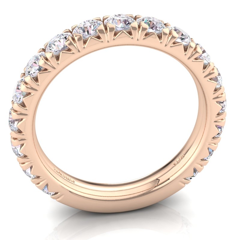 18K Rose Gold Elenore Diamond Ring
