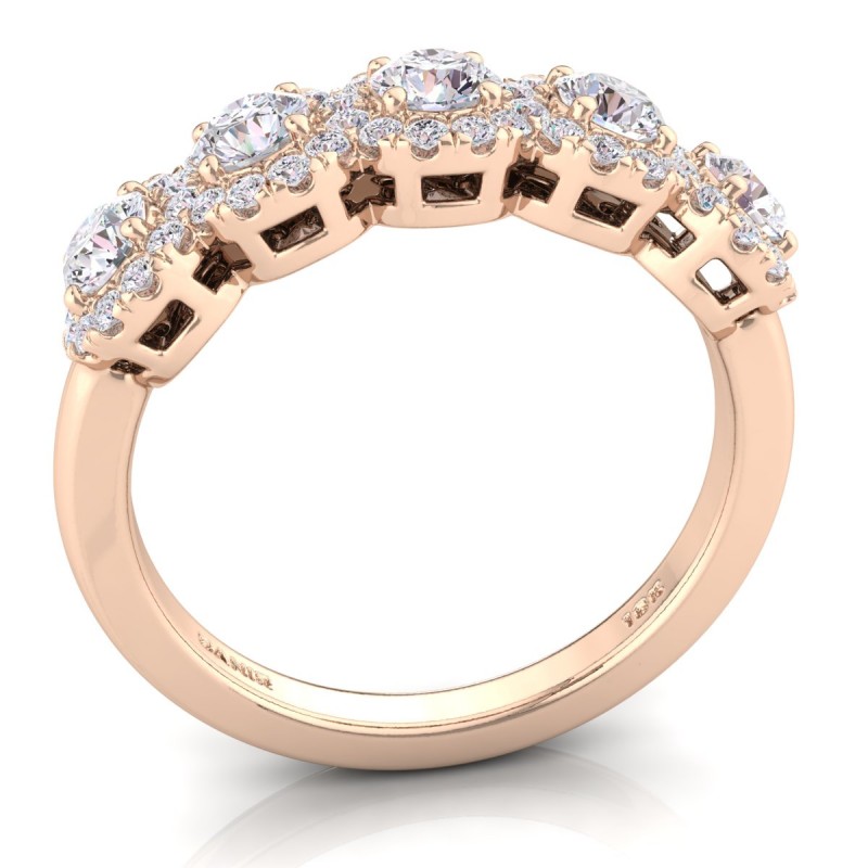 18K Rose Gold Felicity Diamond Ring