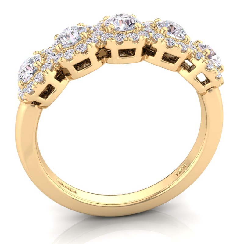 18K Yellow Gold Felicity Diamond Ring