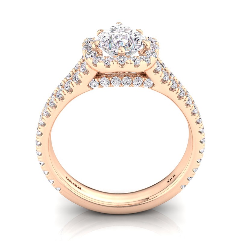 Florentina Diamond Engagement Ring Rose Gold Pear