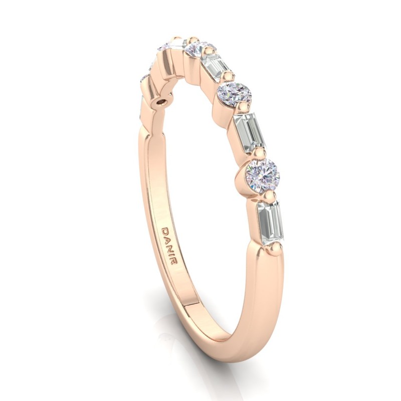18K Rose Gold Harlow Diamond Ring