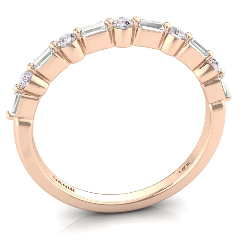 18K Rose Gold Harlow Diamond Ring