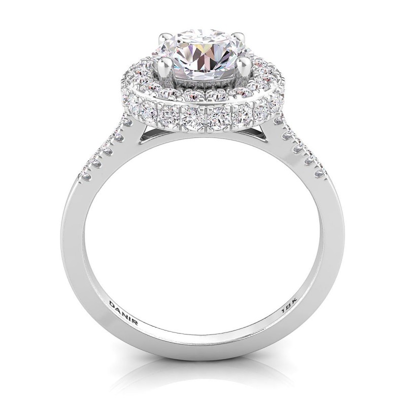 Helena Diamond Engagement Ring Round Platinum