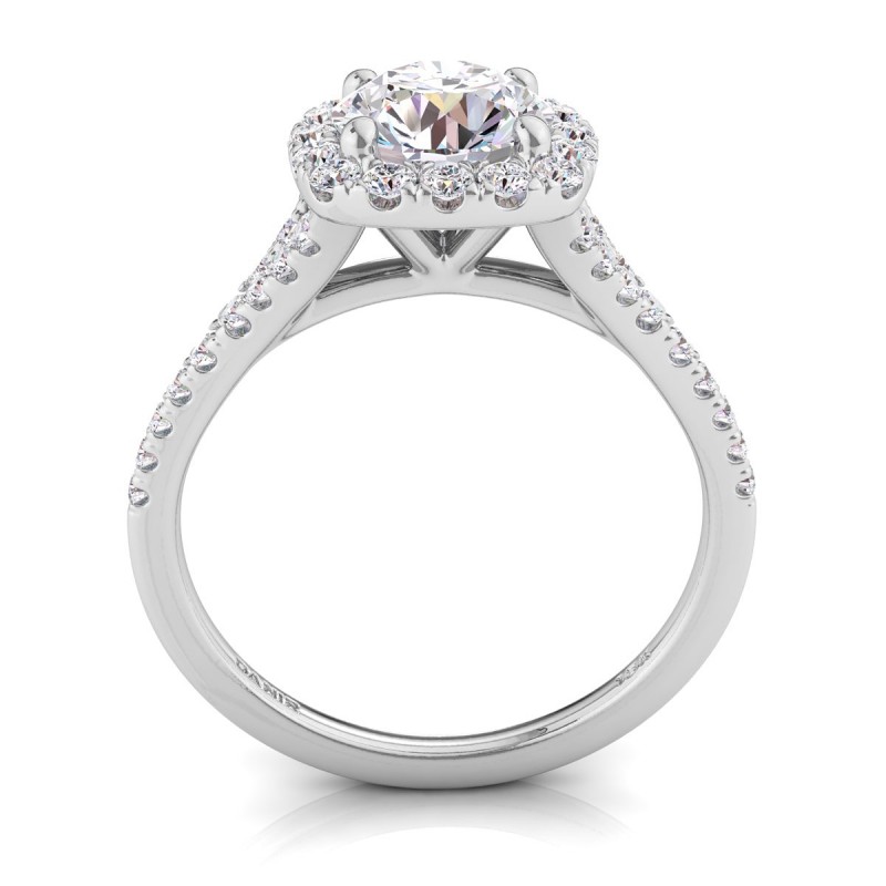 Platinum <br> Joy Diamond Engagement Ring Round Platinum