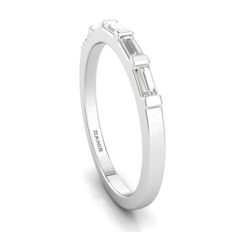 18K White Gold <br> 18K White Gold Lana Baguette Diamond Ring