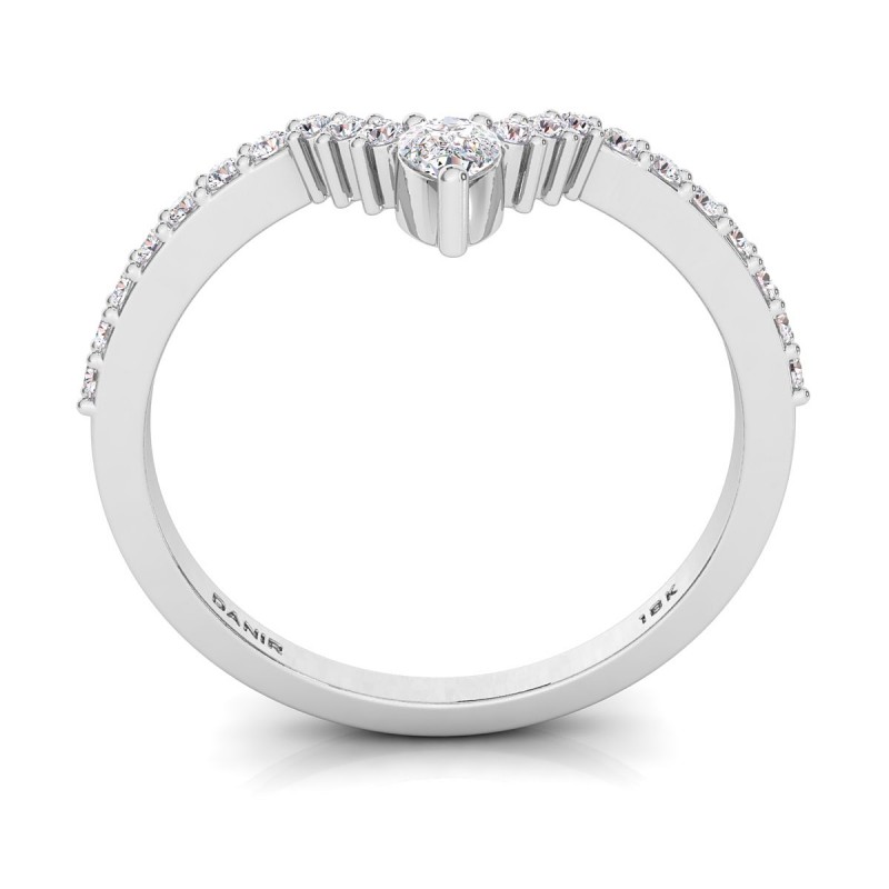 18K White Gold Lena Diamond Ring