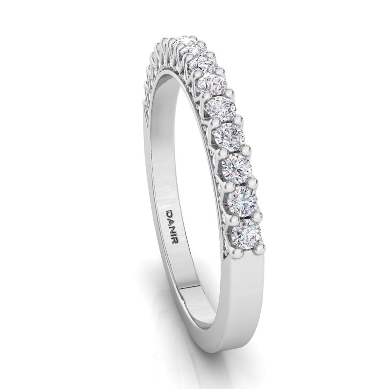 18K White Gold Lucy Diamond Eternity Ring