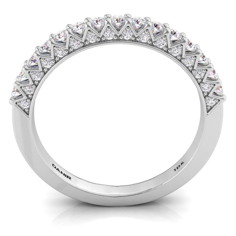 18K White Gold <br> Platinum Lucy Diamond Eternity Ring