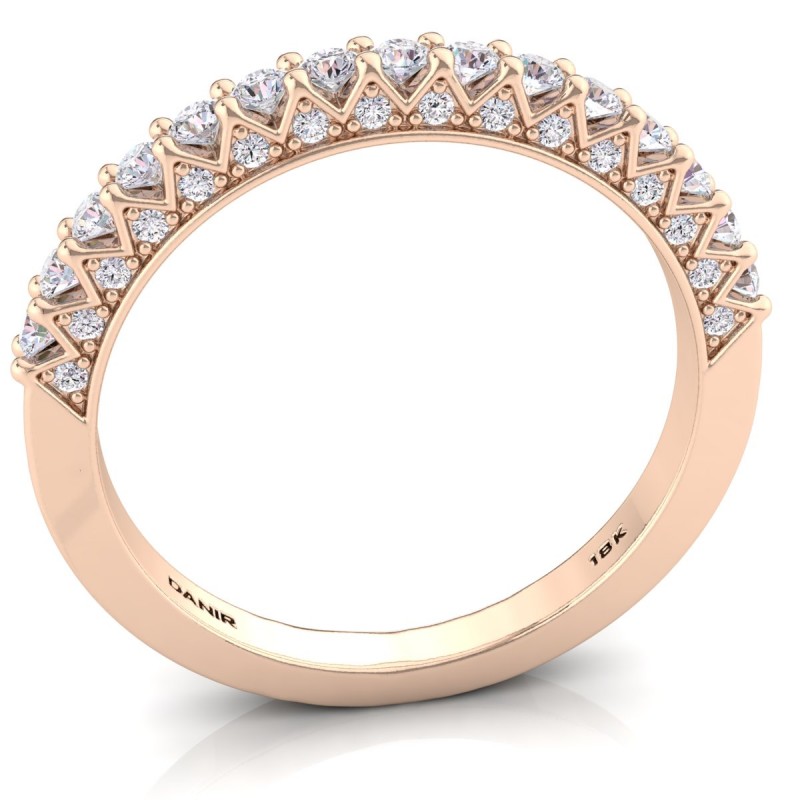 18K Rose Gold Lucy Diamond Eternity Ring