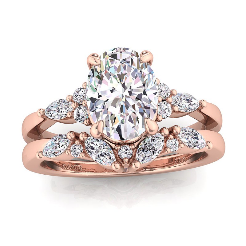 18K Rose Gold Nadia Diamond Eternity Ring