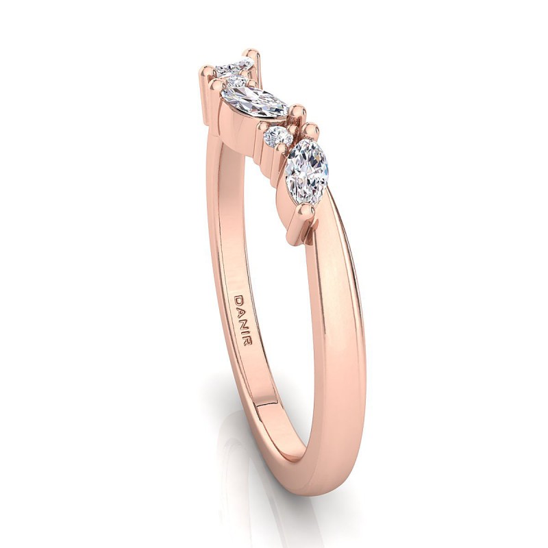 18K Rose Gold Nadia Diamond Eternity Ring