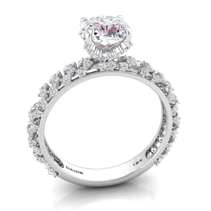 Niva Diamond Engagement Ring White Gold 