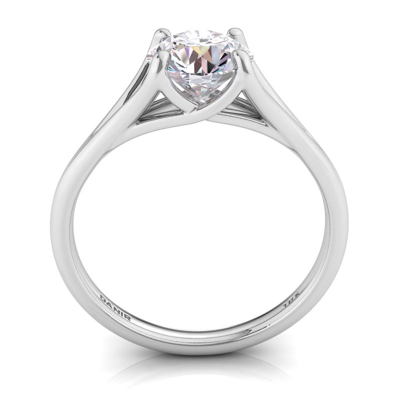 Platinum <br> Reve Diamond Engagement Ring Round Platinum