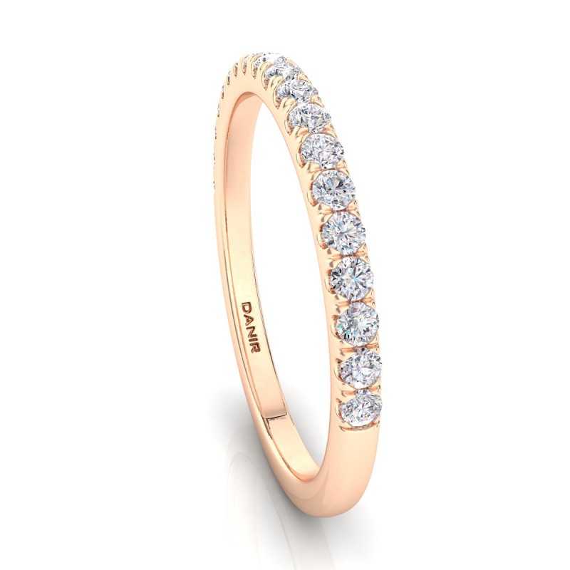 18K Rose Gold Solis Diamond Eternity Ring