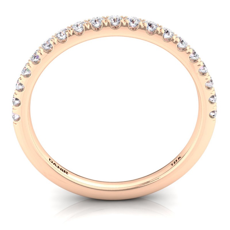 18K Rose Gold Solis Diamond Eternity Ring