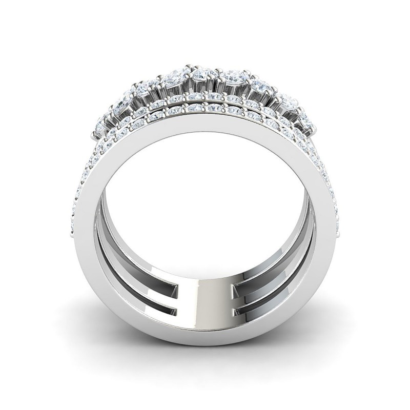 18K White Gold Linnea Marquise Diamond Ring