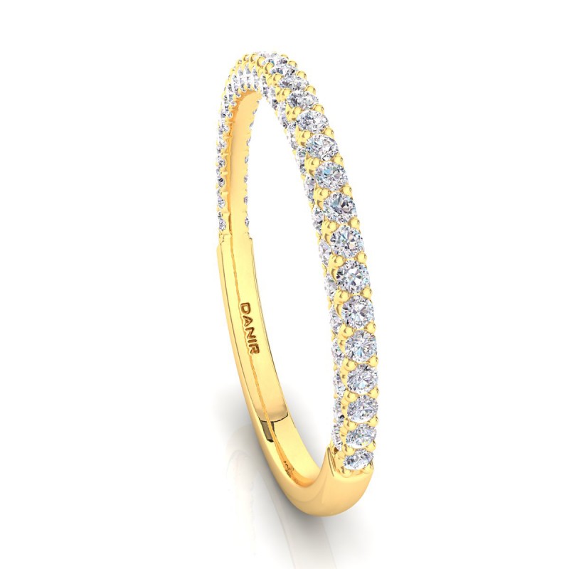 18K Yellow Gold Valentina Diamond Eternity Ring