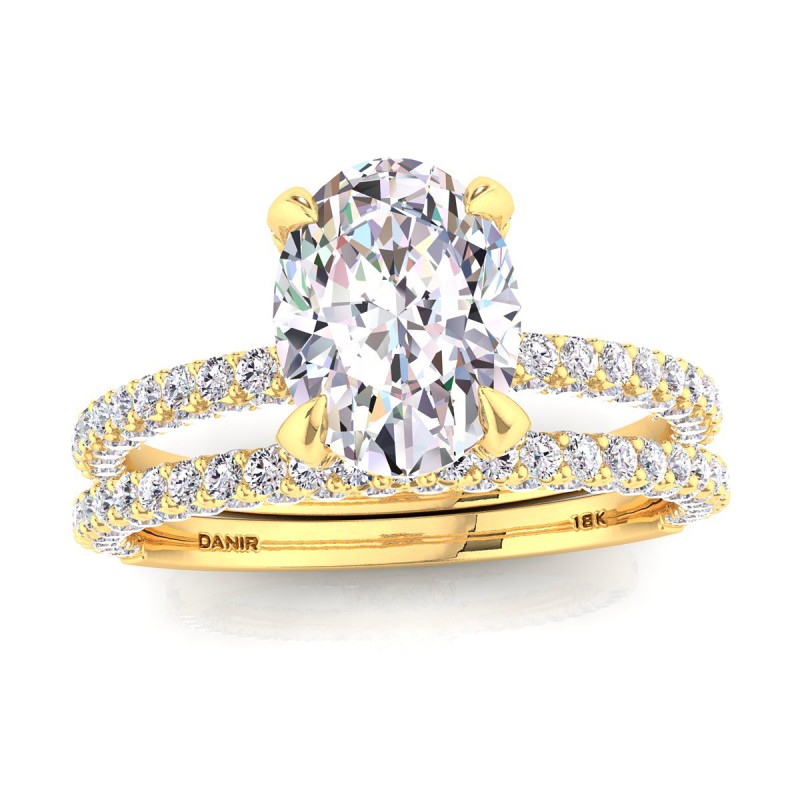 18K Yellow Gold Valentina Diamond Eternity Ring
