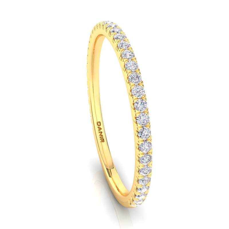 18K Yellow Gold Vivienne Diamond Eternity Ring