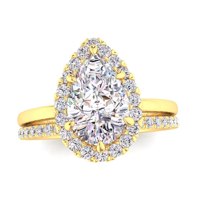 18K Yellow Gold Vivienne Diamond Eternity Ring